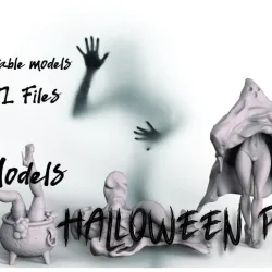 Halloween Pinup 3d STL Files