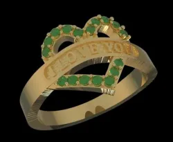 HEART RING, RING I LOVE YOU