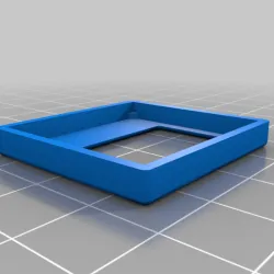 Holder for OLED display SSD1306, but wider