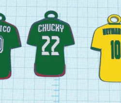 keychain Mexico Chucky Neymar Qatar 22