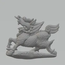 Kirin 3D print model