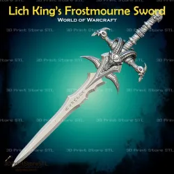 Lich King Frostmourne From World Of Warcraft - Fan Art 3D print model