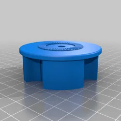 Link lamp aluminum round profile