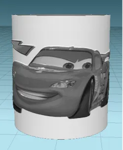 Litho Bedside lamp Cars