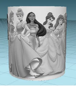 Litho Bedside lamp Disney Princess