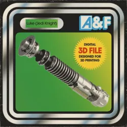 Luke Skywalker Lightsaber STL (Return of the Jedi, "V2")