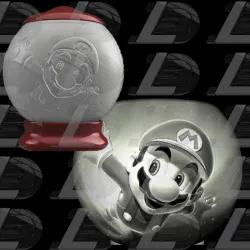 MARIO BROS SPHERICAL NIGHT LIGHT LITHOPHANE