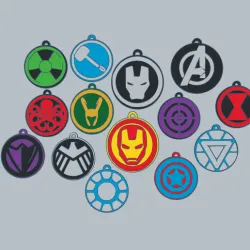 MARVEL KEYCHAINS