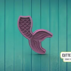 Mermaid Tail Mermaid Tail Cookie cutter