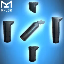MLOK Zenitco Grip Set / 45 Degree Mount