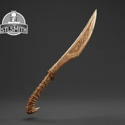 Nordic Dagger Skyrim Life Size Prop STL