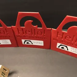 Paranoia RPG Name Plates