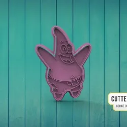 Patricio Estrella Patrick Star Cookie Cutter