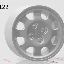 Peugeot 205 GTI wheel 1/24