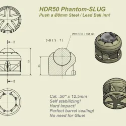 PHANTOM SLUG FOR HDR50