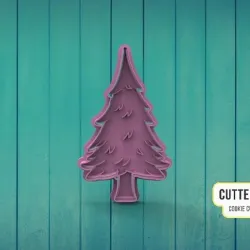 Pine Christmas Tree Christmas Tree Cookie Cutter M2