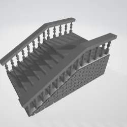 Premium 3D Architectural Balustrade for Stunning Designs