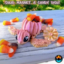Pumpkinurtle, Cinderwing3D Pumpkin Turtle Fantasy Creature