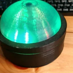 Raspberry Pi large button with leds