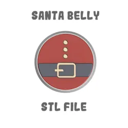 Santa Belly Stl File