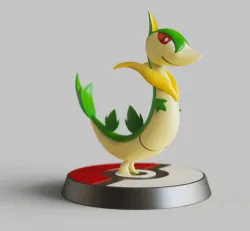Servine - FAN ART - POKÉMON FIGURINE -POKEMON