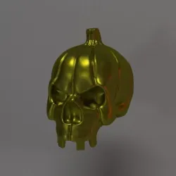 Skull Pumpkin
