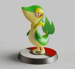 Snivy - FAN ART - POKÉMON FIGURINE -POKEMON