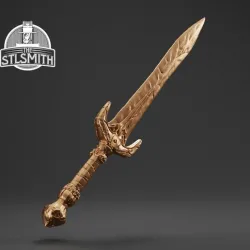 Stalhrim Dagger Skyrim Life Size Prop STL