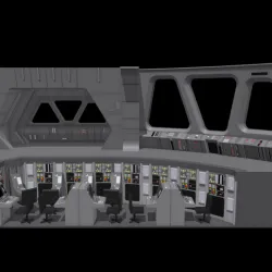 Star Wars Star Destroyer Bridge Diorama for 3.75 and 6 inch figures