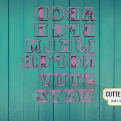 Stranger Things Uppercase Alphabet