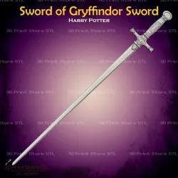 Sword Of Gryffindor From Harry Potter - Fan Art 3D print model