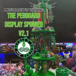 The Pegboard Display Spinner: A Modular Rack For Your Things