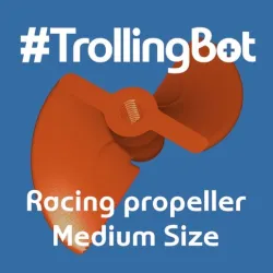 #TrollingBot Racing Propeller - Medium size