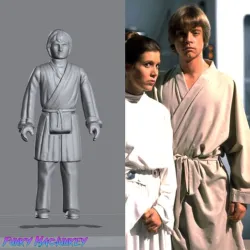 VINTAGE STAR WARS KENNER-STYLE LUKE SKYWALKER (MEDICAL FRIGATE) ACTION FIGURE