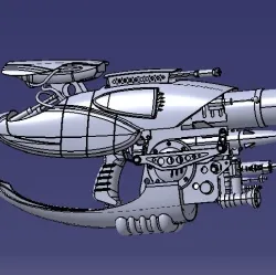 Waffe, Pistole aus das 5. Element