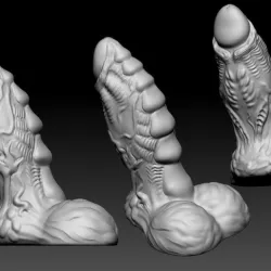 Wild Dildo 3D Print Model