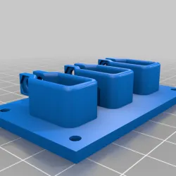 XT60 Triple Panel Mount