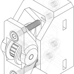 Y-belt holder and tensioner for MK3 and Bear MK2, MK2.5, and MK3