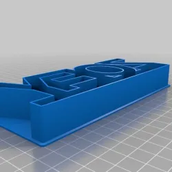 ZOEY Text Cookie Cutter