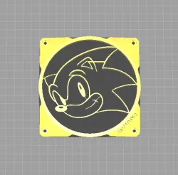120mm Fan cover SONIC THE HEDGEHOG