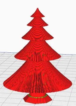 3D pine tree