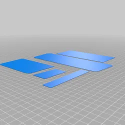 3D Sets Landy Hardtop Glass Templates