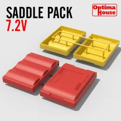7.2V Saddle Pack Battery Case