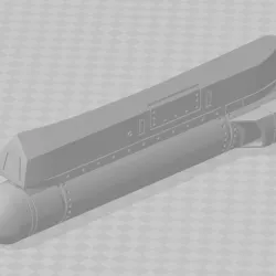 72 SCALE AN/AAQ-13  LOOK-ALIKE