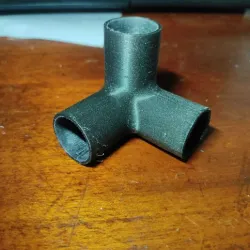 90º corner joint for 1/2" PVC pipe