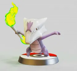Alolan Marowak - FAN ART - SCARLET AND VIOLET-POKÉMON FIGURINE -POKEMON