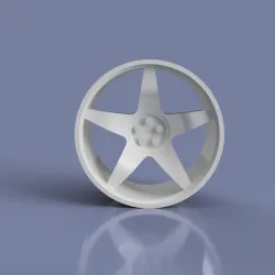 American Model Products RazR style wheel 1:24 Scale for Scale Modeling