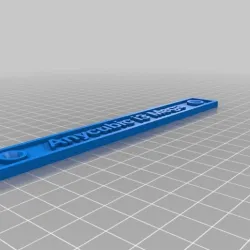 Anycubic i3 Name Plate