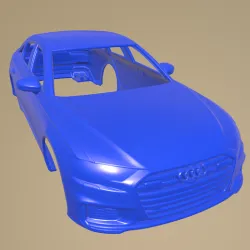 audi s6 sedan c8 2019 Printable Car Body