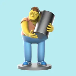 Barney the Simpsons Beer Stand